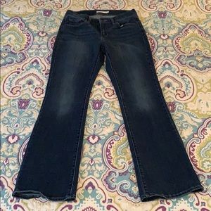 Levi Strauss Curvy Bootcut dark wash jeans